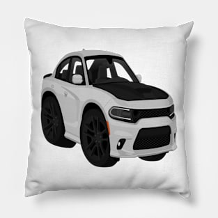 Charge Grey + Black hood Pillow