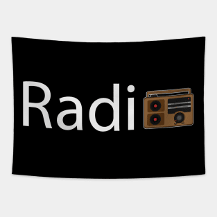 Radio  artistic design Tapestry