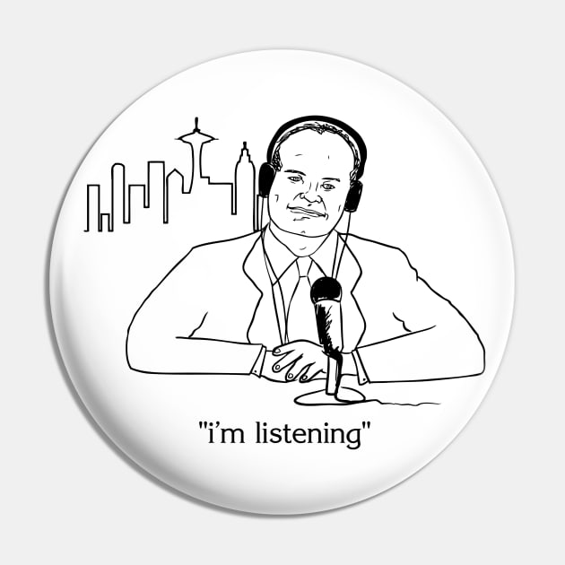 I'm Listening Frasier Pin by DemBoysTees