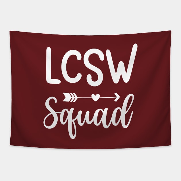 Lcsw - Squad Design Tapestry by best-vibes-only