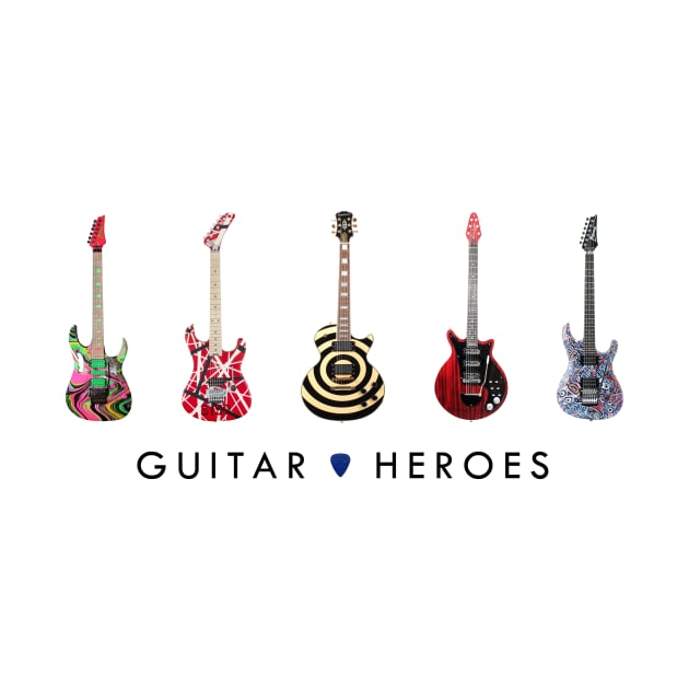 Guitar Heroes Collection by JJW Clothing