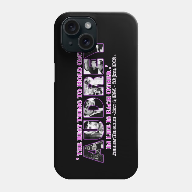 AUDREY HEPBURN 1929 - 1993 Phone Case by CS77