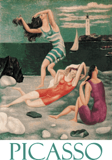 Bathers by Pablo Picasso Magnet