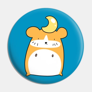 Moon Hamster Pin