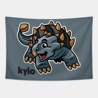 Kylo the ankylosaurus Tapestry