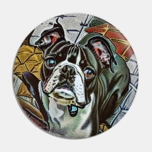 Boston Terrier II Pin