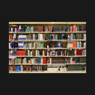 Books on A Bookshelf in the Library T-Shirt