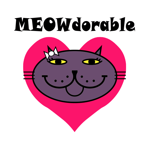 MEOWdorable - Deep PURRple by RawSunArt