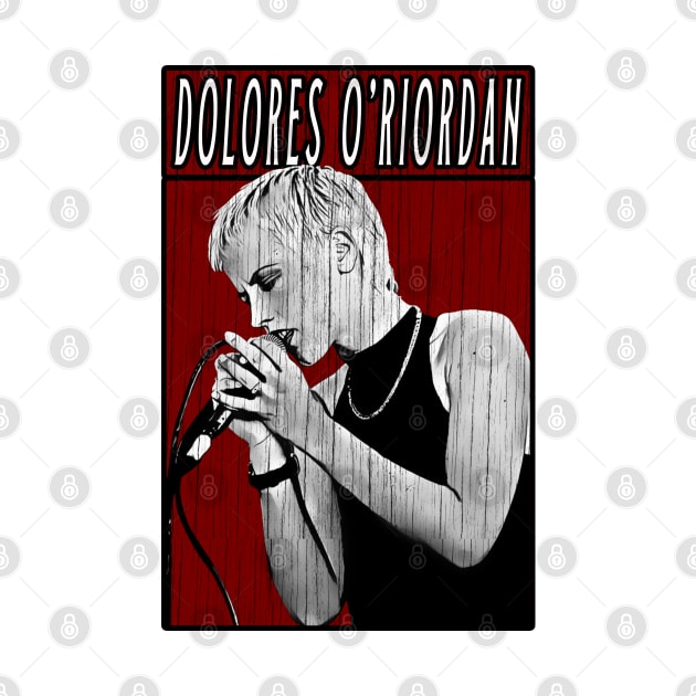 Retro Vintage Dolores O'Riordan by Projectup