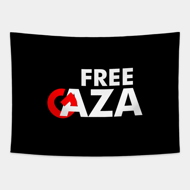 Free Gaza Free Jerusalem - Stop Killing Muslims & Palestinis Tapestry by mangobanana