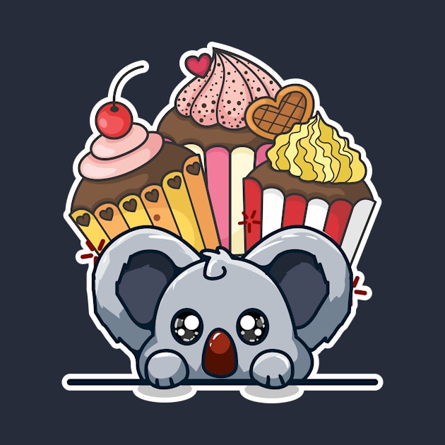 Koala cupcakes by Crazy Collective