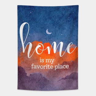 home is my favorite place Tapestry