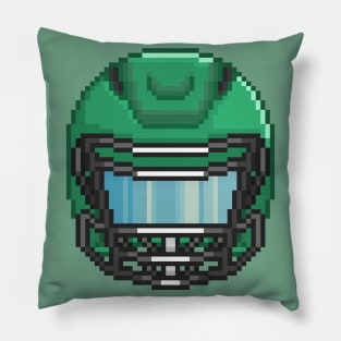 Helmet 2 Dark Green Pillow