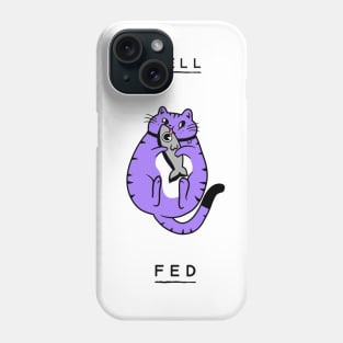 Well Fed Cat Phone Case