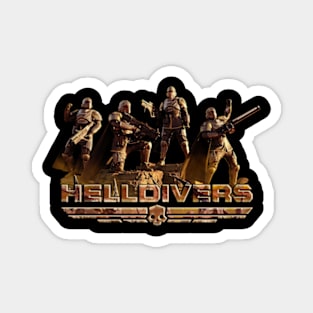 i am a helldivers squad new design Magnet