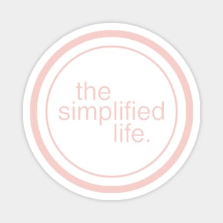 The Simplified Life logo Magnet