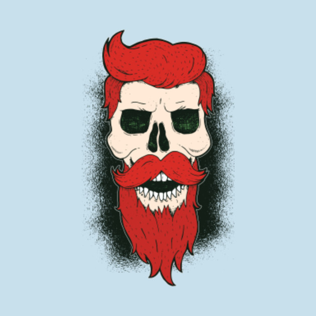 Discover Bearded Skull Graphic - Bearded Skull - T-Shirt