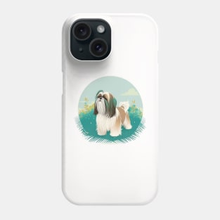 Shih Tzu in a Nature Scene Phone Case