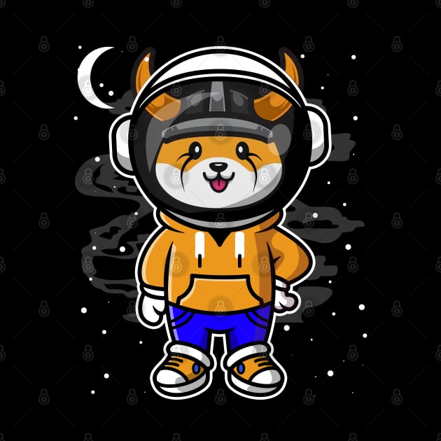 Hiphop Astronaut Floki Inu Coin Floki Army To The Moon Crypto Token Cryptocurrency Wallet Birthday Gift For Men Women Kids by Thingking About