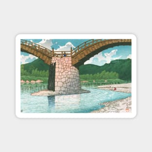 Kintai Bridge at Suou by Kawase Hasui Magnet