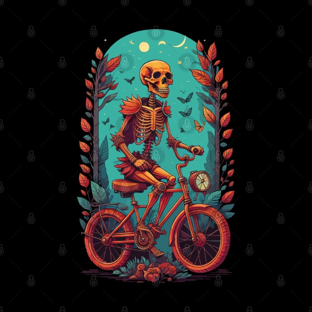 cycling skull by DeathAnarchy