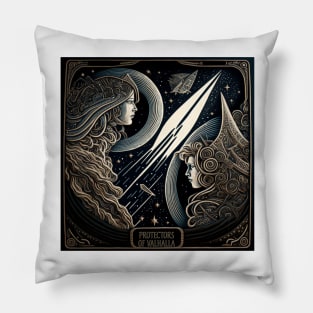 Protectors of Valhalla Pillow