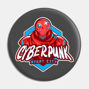 Cyberpunk Night City Pin