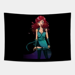 Fantasy Girl without background Tapestry