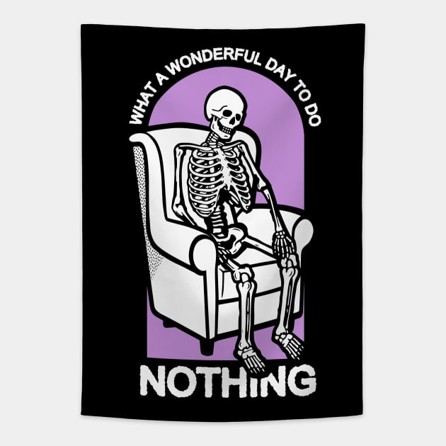 What a Wonderful Day to Do Nothing Tapestry by awfullyadorable