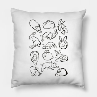 Schlafende Kaninchen Pillow