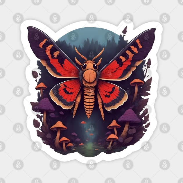 mothshrooms Magnet by hunnydoll