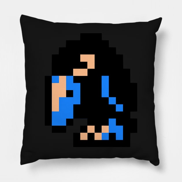 8-Bit Crow Pillow by Delsman35