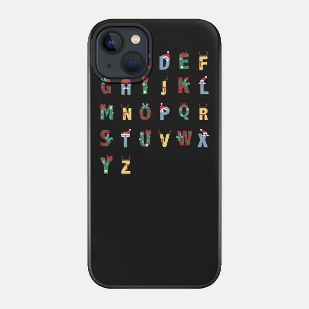 Christmas Alphabet - Alphabet - Phone Case