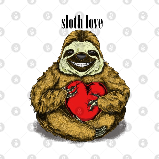 Sloth Love by drixalvarez