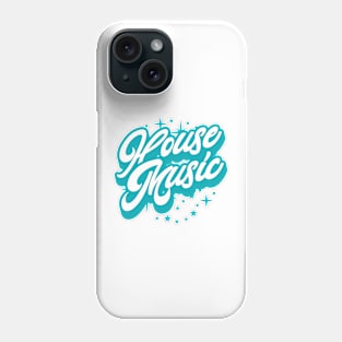 HOUSE MUSIC  - Signature And Stars (white/blue) Phone Case