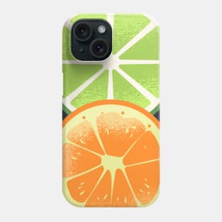 orange and lemon Phone Case