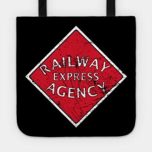 Distressed Railway Express Agency Tote