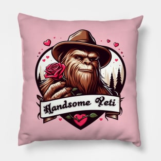 Handsome Yeti Pillow