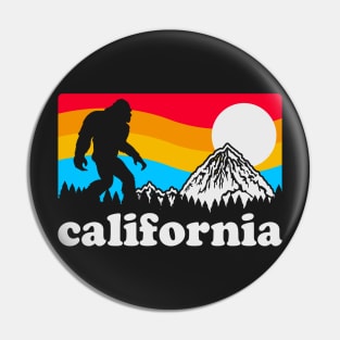 Bigfoot California Sasquatch Creature, Cryptid Sunset, CA State Parks Pin