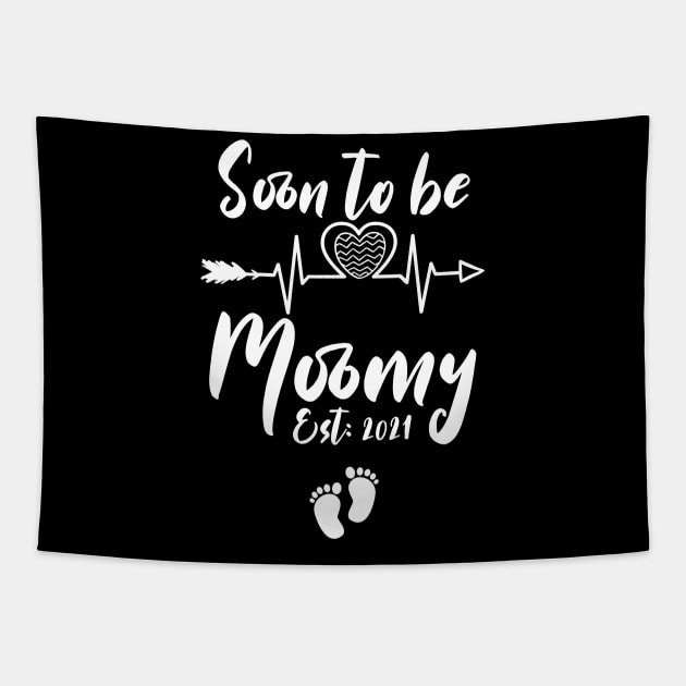 soon to be mommy est 2021 Tapestry by Gaming champion