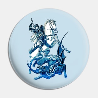 St George Fighting the Dragon Saint George and the Dragon Pin