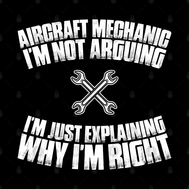 Aircraft Mechanic Aviation Maintenance Technician by Krautshirts