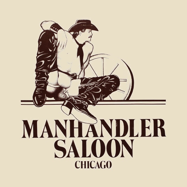 Manhandler Saloon Vintage Gay Retro Leather Western by WearingPride