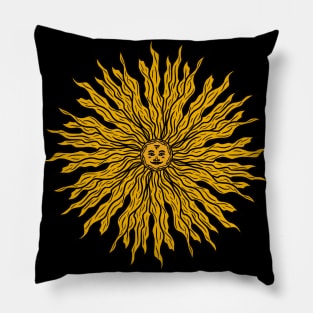 Spiritual Celestial Sun Pillow