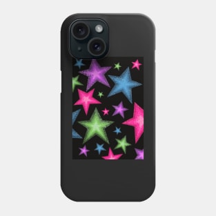 glitter stars Phone Case