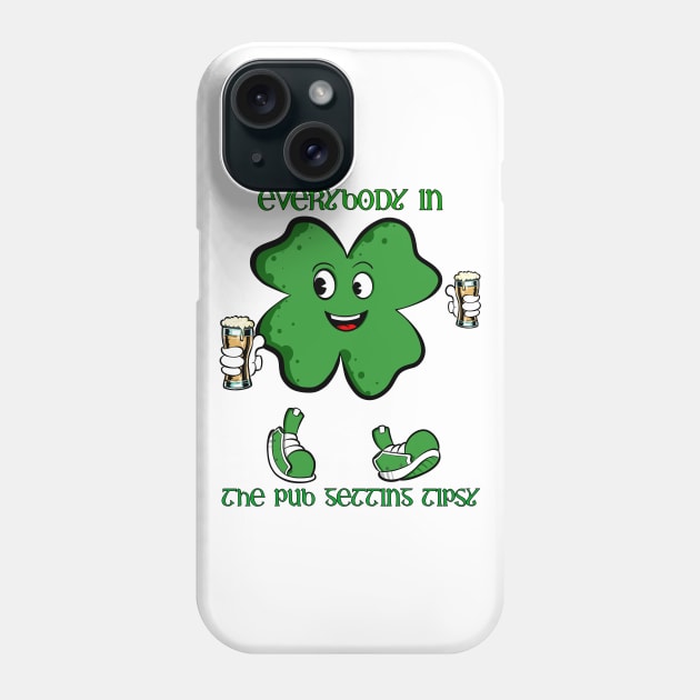 Shamrock Shake Phone Case by Art by Nabes