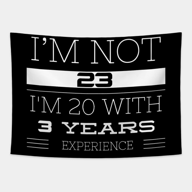 I’M NOT 23 Tapestry by FunnyZone