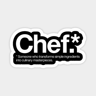 Chef Definition Magnet