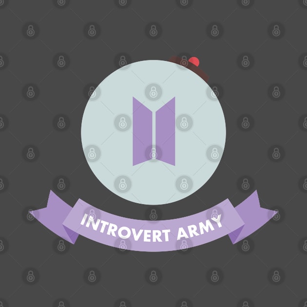 BTS introvert ARMY logo by Oricca