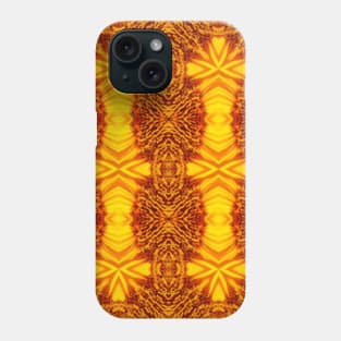 Golden Yellow Sunflower Pattern 1 Phone Case